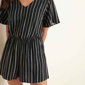 Old Navy Black and White Romper